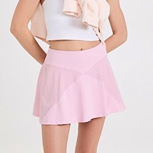 ALALA Rally Active Mini Skort in Powder Pink Size Small